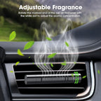 2 Packs Custom Car Air Freshener Diffuser Vent Clips with 12 Refill Sticks for Cars, Office, Kitchen, Bathroom, Pet Basic Refillable Kit Essential Oil Diffusers Car Accessories for Women Men
