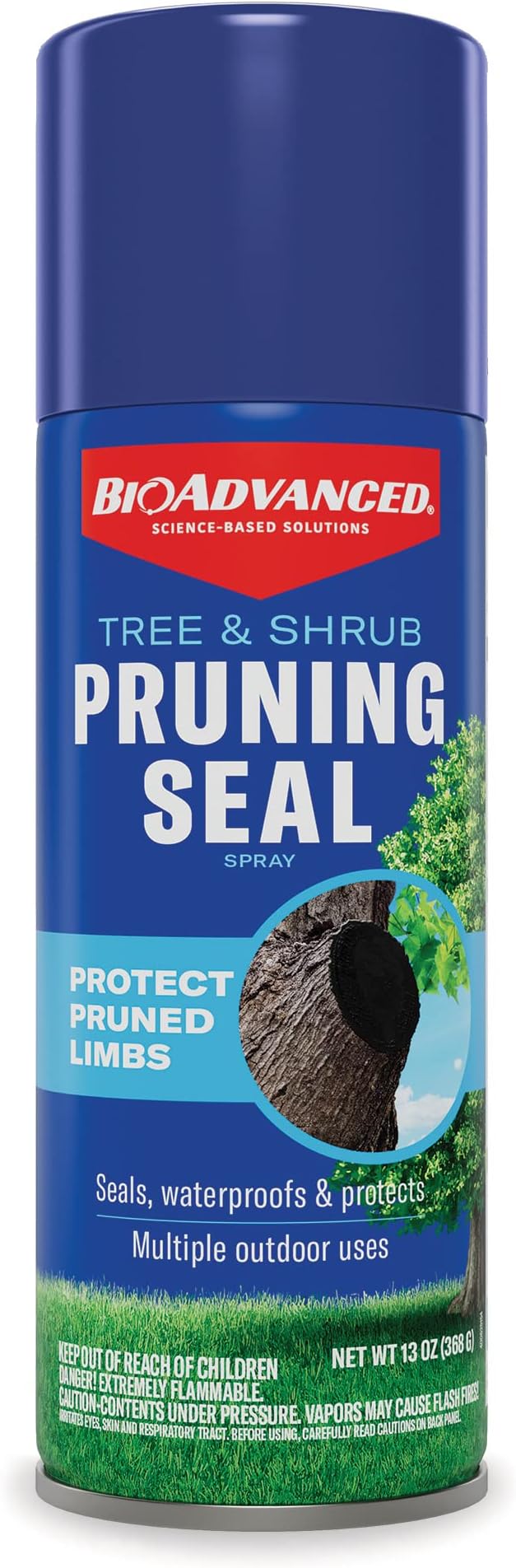 BioAdvanced Tree & Shrub Pruning Seal, Pressurized Spray Can, 13oz, Tree Pruning Sealer Spray