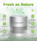 Fridge Deodorizer, Lasts for 10 Years Refrigerator Deodorizer Odor Eliminator,Travel Size Air Purifiers, More Effective Than Baking Soda Bamboo Charcoal Air Purifying Bag, Silver