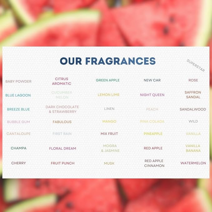 G's Breeze Watermelon Air Freshener – Fruity, Juicy & Sweet Watermelon Aroma for Home, Car, or Office - Fresh, Invigorating Scent That Creates a Vibrant Atmosphere with a Touch of Summer Freshness
