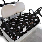 Biyejit Golf Cart Seat Covers with 4 Pockets Golf Cart Seat Towel Blanket Fits 2-Seat Golf Carts, Golf Cart Accessories