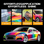 Premium Carnauba Wax 30% Conc. - Ultimate Paint Protection for Luxury Cars | 3-Month UV & Acid Rain Shield | Hydrophobic Ceramic Coating Enhancer