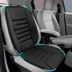 Car Seat Cushion, Memory Foam Cushion for Car Seat, Lumbar Support Pillow, Seat Cushion for Full Back and Seat, Ideal for Car Seat Driver, Office Chair, Wheelchair and Back Pain Relief (Black)