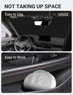Proadsy 2026 Upgrade Windshield Sun Shade Custom Fit Mazda CX5 CX-5 2017-2025 2026 4-Layer Foldable Front Sunshade Protector Sun Visor Blocks UV Rays Keep Car Cooler