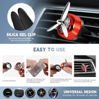 Generic AF2 Car Air Freshener Vent Clip Unstoppables Fresh Scent, Car Care, 2.81 oz Car Vent Clip,1 Ocean and 1 Musk, Silent rotation, Silver Noble and elegant., Suitable for men and women.