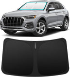 INSAUTO Custom Fit Windshield Sun Shade Accessories for Audi Q5 2018-2026, Foldable Front Window Sunshade, UV & Heat Reflector, Keeps Interior Cool, Includes Storage Bag