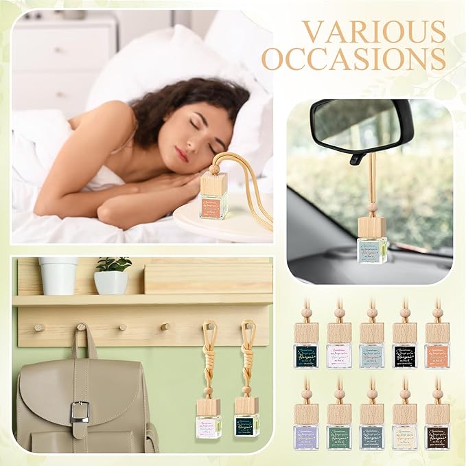 50 Pcs Appreciation Gift Bulk for Coworker Inspirational Empty Hanging Car Air Freshener Diffuser, Sometimes You Forget Your Awesome Thank You Gifts for Nurse Staff Teachers