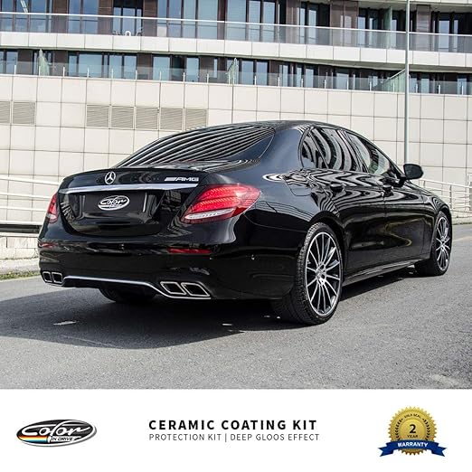 Color N Drive Deep Gloss 9H Car Ceramic Coating Paint Protection Kit, Automotive Polish For Color Protection Against Scratches, Stains, Chipping And UV Light, Vehicle Care Deep Gloss Shine Finish
