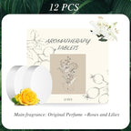 12Pcs Scented Tablets – Subtle Scent (Rose + Lily)