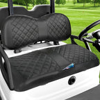 MOSNAI Yamaha Golf Cart Front Seat Cover for Drive G29 2007-2016 and 2017+ Drive 2 OEM Ordinary Seat Cushion, Concave and Convex Design Appearance, Thick Vinyl Leather Comfortable/Breathable