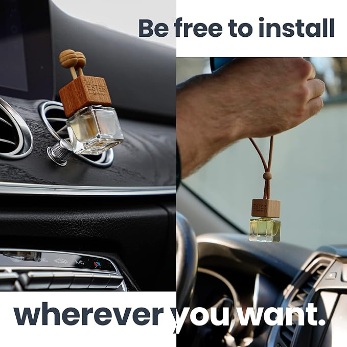 Car Luxury Perfume - Acqua DiGio - Air Freshener - №2 Gentle Touch: For Men - 1Fl Oz Luxury Essential Oil Diffuser with Sticks - Strong and Long-Lasting Scent