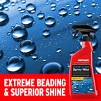 Mothers California Gold Super-Hydro Spray Wax, 24 oz. – Just Waxed Brilliance & Beading, Cleans, Shines & Protects in 1-Step, Use Dry or Wet as a Drying Aid or Over Existing Wax or Coating (05724)