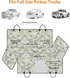iBuddy Truck Seat Cover for Dogs Waterproof 900D Soft Back Seat Cover for Crew Cab Protects Vehicle from Dog Hair, Scratches, Dirt Durable Rear Seat Cover for Pickup Truck F150 F250 Ram GMC 1500 2500