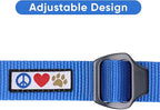 Pawtitas Dog Seat Belt | Pet Safety Seat Belt with Adjustable Strap for Small to Large Dogs | Exceeds Dog Safety Standards | Keep Your Dog Secure in The Car - Blue Car Seat Belt for Dogs