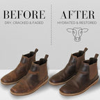 All Natural Leather Conditioner Balm - Made with Mink Oil, Tallow, & Beeswax, Protects, Softens Restores and Waterproofs Leather Shoes, Boots, Bags, Furniture (4 Oz)