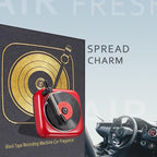 Car Record Player Air Diffusers Car Scents Air Freshener for Air Conditioning Outlet Clop Vent Clips Red, Mens Car Accessories