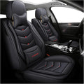 Car Seat Covers Full Set,Automotive seat Covers for Cars,Waterproof Leather seat Covers with Fixed Lumbar Support,Universal Fit for Most Cars,SUV,Trucks and Sedans