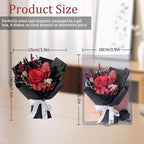 Small Bouquet Car Air Freshener Vent Clips Mini Fresh Flower Bouquet Air Conditioning Outlet Perfume Clip Decoration Essential Oil Diffuser Vent Clip Auto Interior Accessories for Car Decor