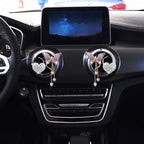 Bling Butterfly Heart Air Vent Clips, 4 Pcs Pink Car Air Fresheners, Diffuser With Diamond Decoration, Cute Interior Decor Accessories for Women