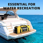 Waterproof Duffel Bag 110L- 700D PVC Dry Bag with Airtight Zipper, Large Dry Bag with Straps&Handles for Camping Boating Kayaking Rafting Canoeing Gym Beach Car Roof Storage (Grey)