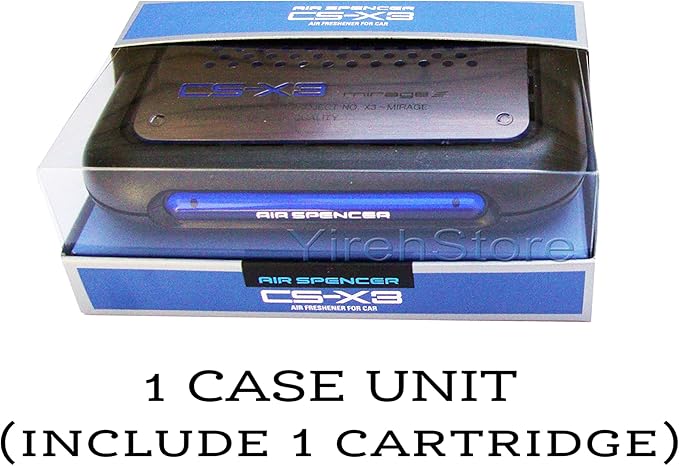 YirehStore Air Freshener CSX3 CS-X3 Squash Air Spencer Freshener 2 Unit Cases (H4) Eikosha Japan Car Freshener