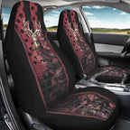 KEIAHUAN Universal Front and Bench Seat Covers American Flag Camo Deer Hunting Car Seat Cover Auto Accessories for Most Sedans,SUVs,Truck,Vans