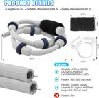 DWALE Automatic Pool Cleaner Sweep Hose Complete B5 Replacement Compatible with 180 280 380 480 Pool Cleaner Sweep Hose Complete B5 B-5 (Not Compatiable with Polaris 360 Model Pool Cleaner)