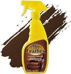 Cleaner and Conditioner - Safe for All Leather & Vinyl - Hydrate and Shine with Water-Repellent Protection for Couches, Car Interior, Shoes, and Bags (16 oz)