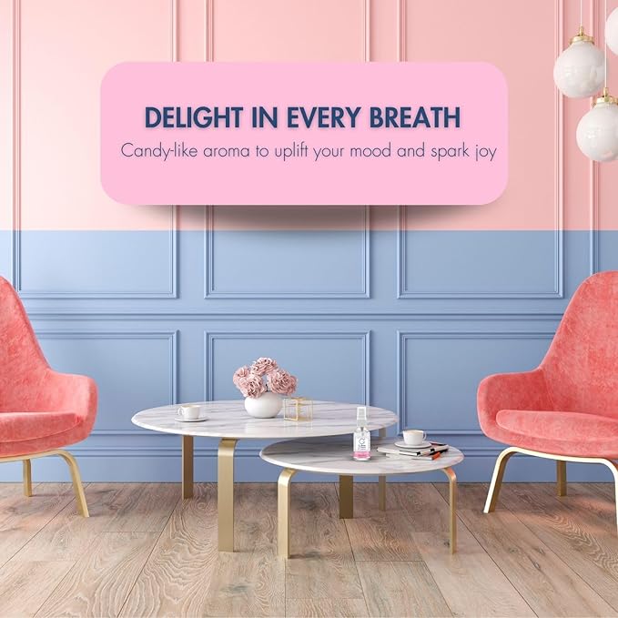 G's Breeze Bubble Gum Air Freshener - Fun, Playful, Candy Like Fragrance with Nostalgic Sweetness - Oil Burner Compatible - Revitalizing, Long-Lasting Cheerful Spray for Home, Office or Car