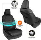 Custom Fit RAV4 Seat Cover for Toyota RAV4 2019 2020 2021 2022 2023 2024 2025 LE,XLE,Limited,XLE Premium,Faux Leather,2-Row Full Set,(Black)