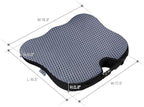 Wedge Car Seat Cushion for Better Visibility & Sciatica Pain Relief - High Density Memory Foam, Non-Slip Ergonomic Car Seat Cushion for Driving, Universal Fit for Car, SUV,Truck & Tractor
