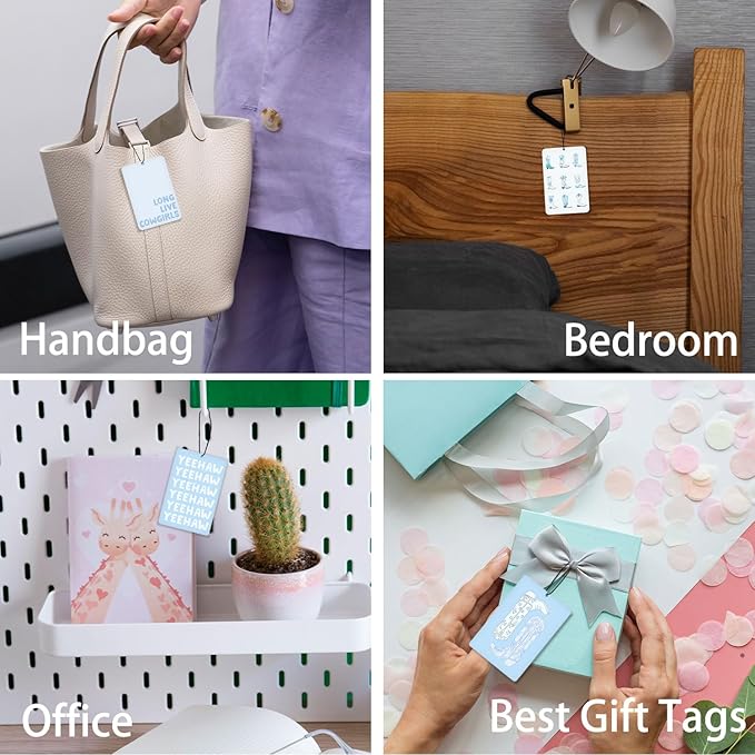 Preppy Blue Western Cowgirl Lavender Car Air Freshener 4 Pcs, Girly Floral Cowgirl Boots Air Freshener Hanging Decor for Cars Closet Drawer Books, Cute Areadeodorizer Gifts for Women Girls