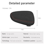 Alcantane style car leg knee pads memory foam car center console knee cushions car leg pads protect knee and leg elbow pads car copilot Universa version (Red line lift leg pad)