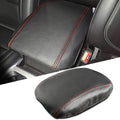 Center Console Cover for 2020-2025 Ford Explorer - Armrest Cover Middle Console Cover Durable Dog Scratch Proof for Explorer Interior Accessories 2025 2024 2023 2022 2021 2020 (Red Stitch