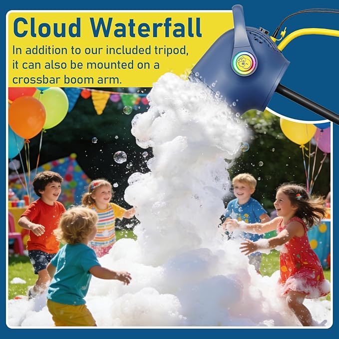 Party Foam Cannon, Foam Machine for Party, 3 Modes Foam Making Machine for for Garden Backyard Pool Indoor (Foam Machine - Enhanced Version)