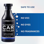 The Pro Stuff® Car Plastic Restorer Black | Restore Faded Plastic to Factory Finish | Easy Apply, Long Lasting, No-Residue Formula | Professional Back to Black Trim Restorer