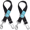 Dog Seat Belt Pet Dog Cat Car Seatbelt Safety Tether - 2 Pack - Adjustable Harness Belts Pet Leash - Heavy Duty Nylon Seatbelts - Universal Fit Cars Truck SUV