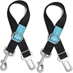 Dog Seat Belt Pet Dog Cat Car Seatbelt Safety Tether - 2 Pack - Adjustable Harness Belts Pet Leash - Heavy Duty Nylon Seatbelts - Universal Fit Cars Truck SUV