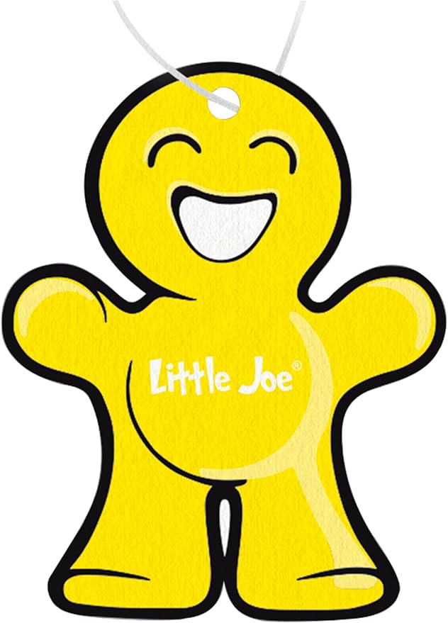 Little Joe 265010 Paper Air Freshener Vanilla Scent, Yellow