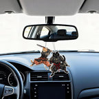 Samurai Cat Car Air Fresheners,5-Pack Cologne Scents Cute Car Accessories,Funny Hanging Ornament Decor for Rearview Mirror,Long-Lasting Fresh Gifts for Women,Girls,Cat Lovers
