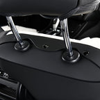 FLORICH Waterproof Front Car Seat Cover Faux Leather Automotive Seat Cover Front Car Seat Cushion Car Seat Protector Accessories Universal Fit for Most Cars SUV Trucks, Black&White