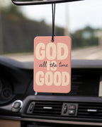 Funny Jesus Christian Car Air Freshener 4 Pcs Coconut Scented, Christian Faith Car Accessories Mirror Decor for Women, Religious Angel Hanging Air Freshener for Cars Closet Drawer Books