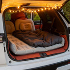WEY&FLY Car Air Mattress for SUV, Quick Inflation Travel Bed with Air Pump, Portable Sleeping Pad for Camping, Fits Most SUVs and Sedans, Comfortable and Durable