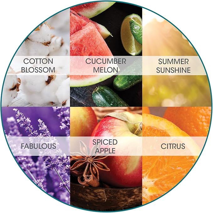 Fresh Products Eco Bowl Clip Air Freshener - Versatile Design Toilet & Trash Freshener - Chemical Free Natural Oils - Discreet - Lasts 30 Days - Made in USA - Variety Pack 6 pk