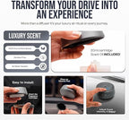 Smart Car Diffuser with 20ML Scent Oil Included - Car Air Freshener - Aromatherapy Diffuser - Portable, Compact, Cordless and Quiet Device - Deluxe Car Diffuser Luxscent Collection