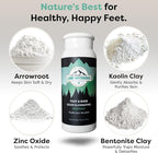 Lumi Outdoors Natural Shoe Deodorizer Spray and Foot Powder Bundle - Lemon Eucalyptus and Foot Powder