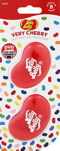 Jelly Belly 15710A 3D Gel Mini Vent Air Freshener Duo Pack-Very Cherry