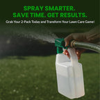 Humboldts Secret 2-Pack Garden Hose End Sprayer | Multipurpose Lawn Attachment with 100 to 1 Mixing Ratio | Garden Sprayer for Lawn Care, Fertilizing, Car Wash & Outdoor Use | 32 ounce
