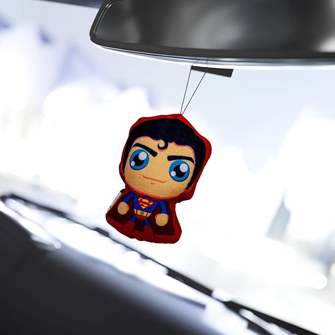 Plasticolor 005353R01 Superman Sachet Style Air Freshener for Car Truck or SUV