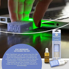 Belle Aroma® FlashScent™ USB Aromatherapy Bundle - for Car, Office, Home, and Travel - Includes 1 Serenity Blue Lavender Oil Diffuser Kit, 1 FlashScent Lavender Essential Oil, and 7 Refill Pads